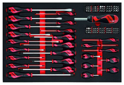 Screwdriver Set Mixed FOAM4X4 122 Pieces